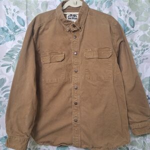 Old Mill Men's Khaki Shirt Jacket